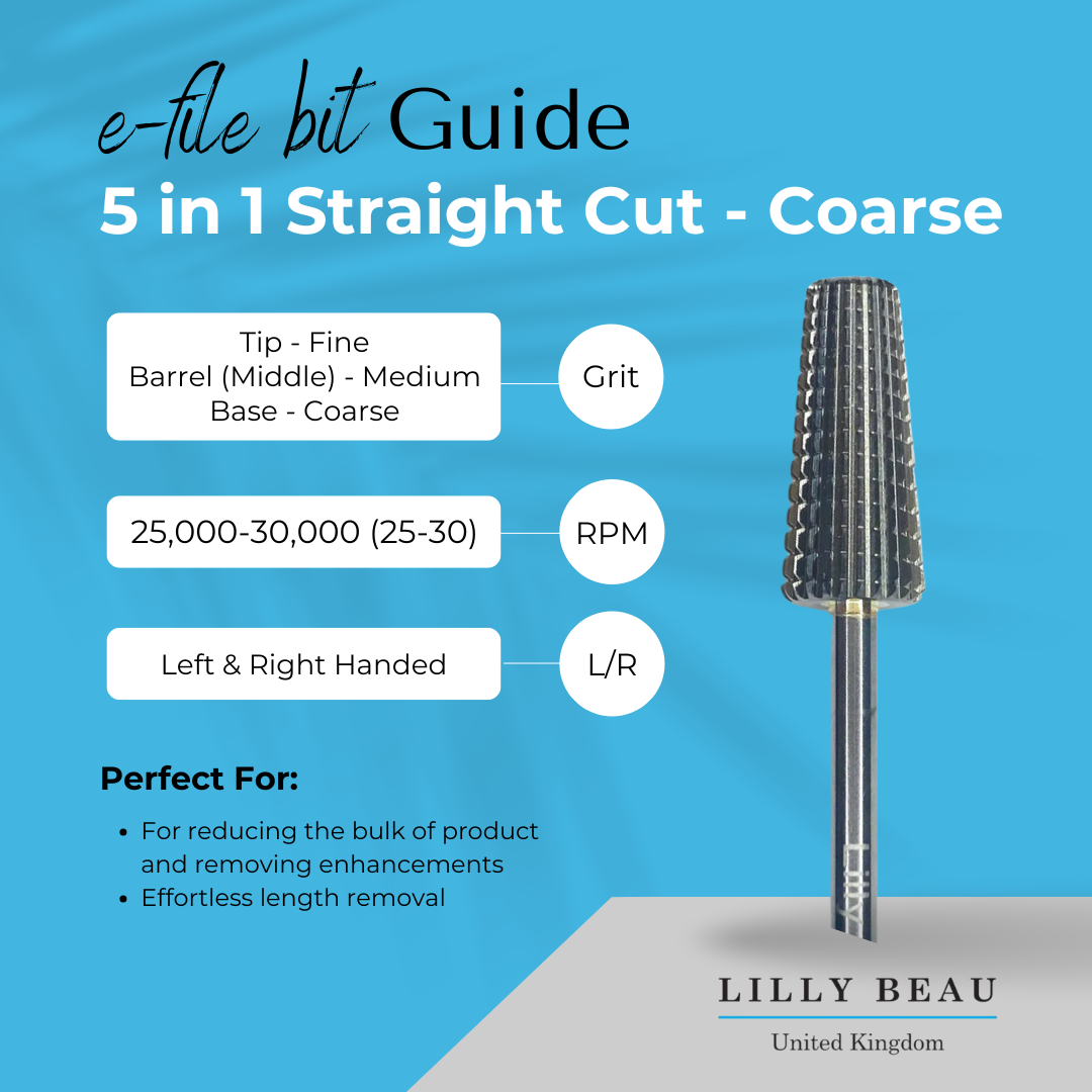 5 in 1 Straight Cut - Coarse